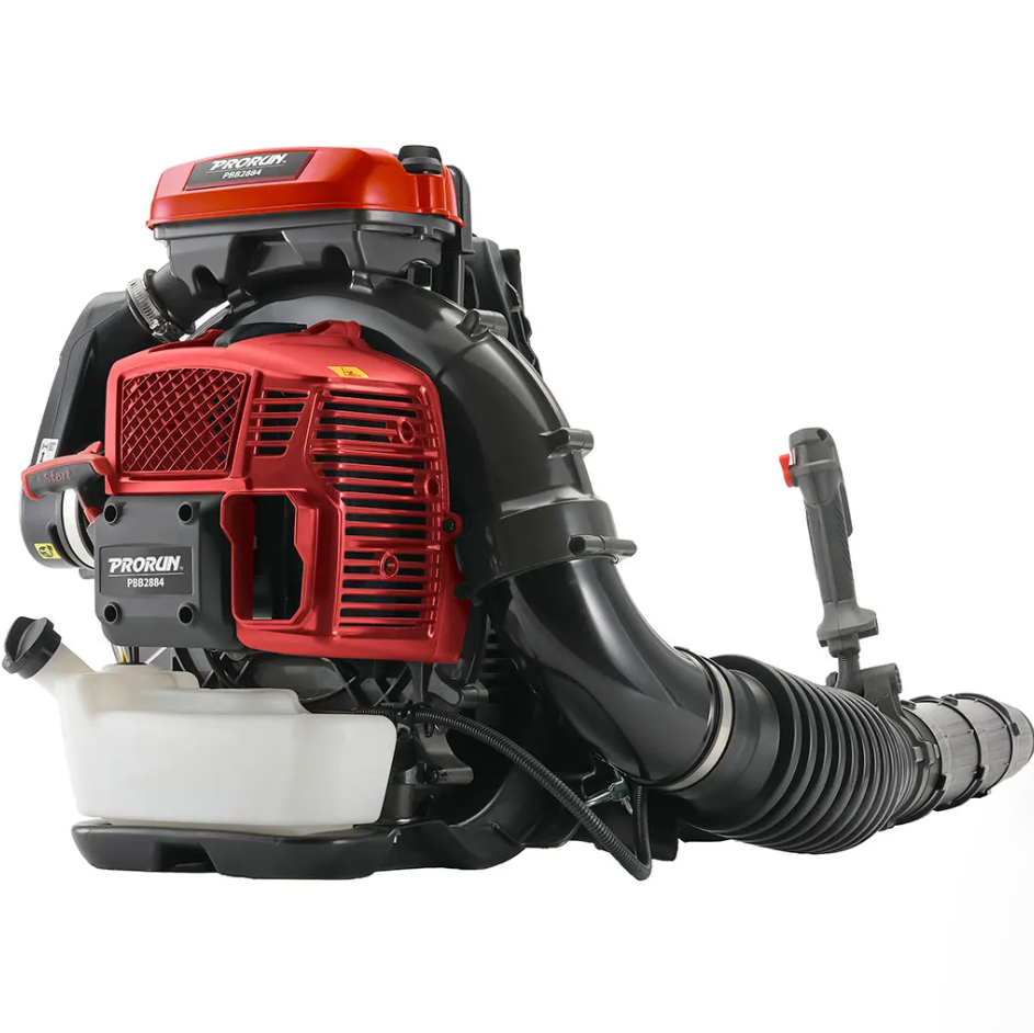 PRORUN 75.6cc 1020 CFM 240 MPH Gas-Powered 2-Cycle Backpack Leaf Blower (PBB2884)